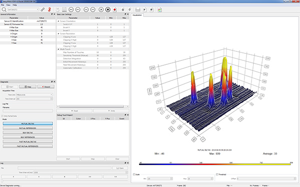 easyANALYZER software easyTOUCH Starter Kit - Screenshot easyANALYZER
