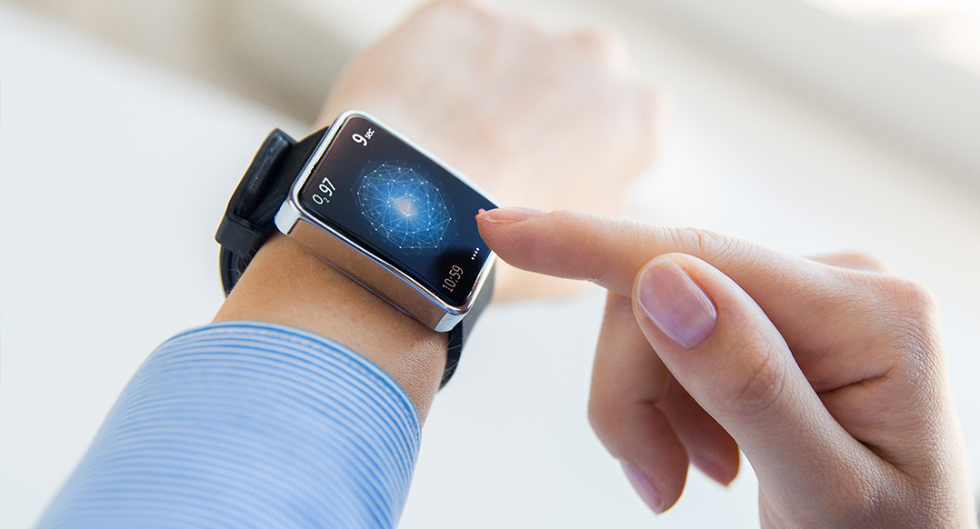 Special touch sensors for wearables