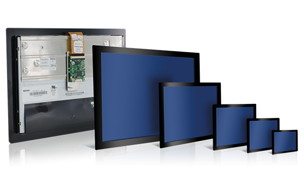 Touch displays sizes