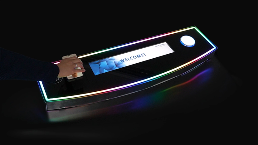 New button deck monitor - inductive charging