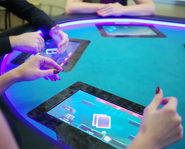 Casino interactive table gaming interactive table casino gambling