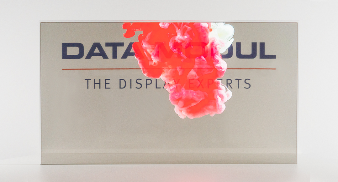 data modul transparent oled at embedded world 2023