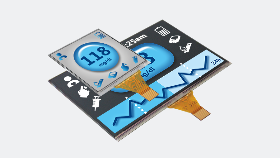 MiP displays at DATA MODUL MiP displays