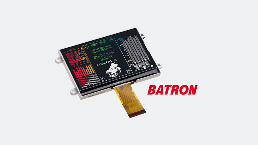 Passive displays from DATA MODUL BATRON passive display