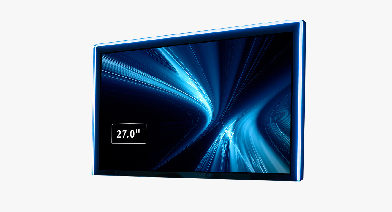 27 Zoll Open-Frame-Monitor mit LED-Steuerung