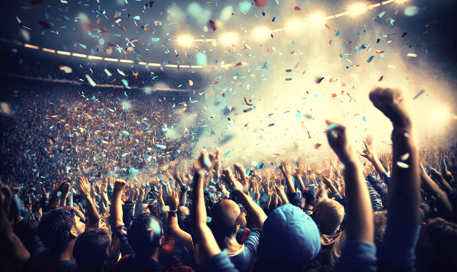 Passion crowd at a music festival