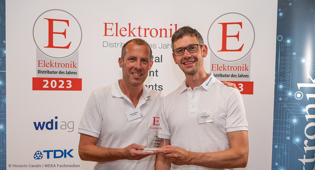 DATA MODUL as Distributor of the Year 2023