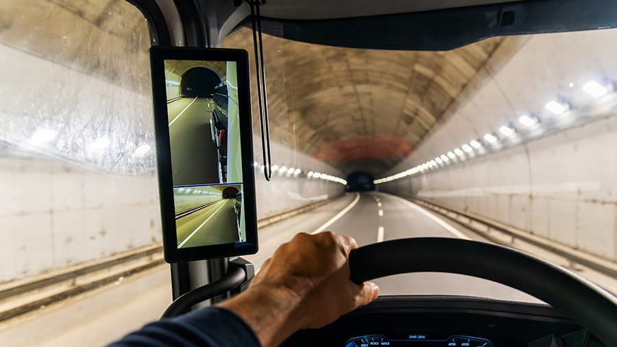 Rearview mirror e-mirror rearview mirror truck data modul