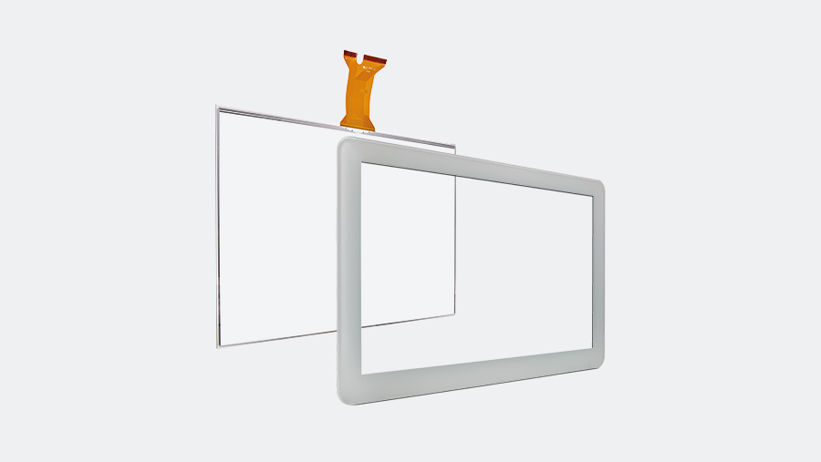 Touch sensors and cover glass modular concept touch data modul