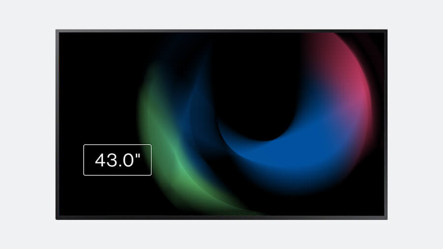 Standard monitor Samsung QH43B digital signage standard monitor samsung qh43b