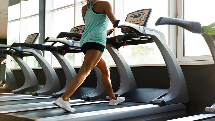Display for treadmill